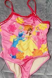 4/$20 Girl's Disney Princess One Piece Swimsuit